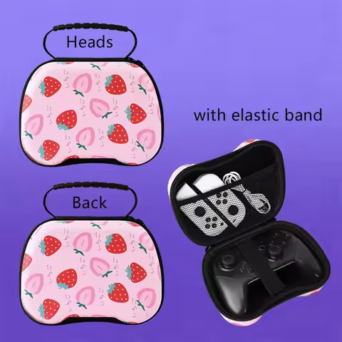 Cute Strawberry Bag Controller Cover For Nintendo Switch Pro Case Dualsense Dualshock Sony For PS5 P