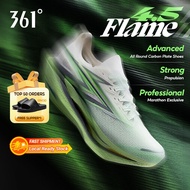 361 Degrees Flame 4.5 Men and Women Carbon Plated Marathon Running Shoes Professional Anti-Slip Comf
