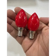 ( 1 bag ) 1W E12 Led Shower Light Bulb - Red