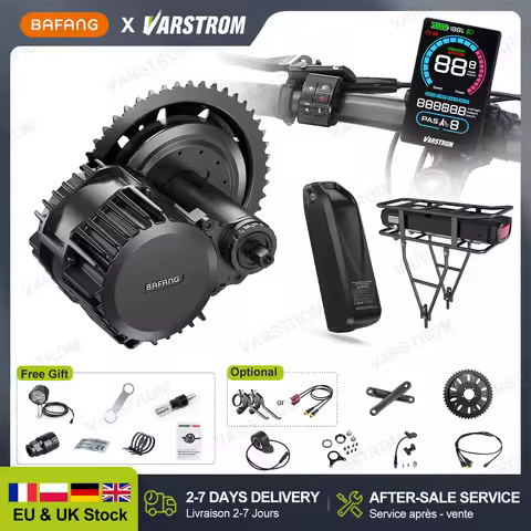 BAFANG 750W 1000W 250W BBS02B BBSHD BBS01B Mid Drive Motor Electric Bike Conversion kits Ebike Engin