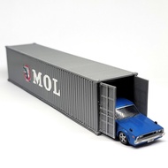 Shipping container 40 feet container 40ft scale 1/64 MOL miniature diecast
