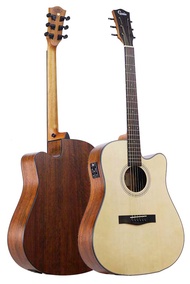 กีต้าร์โปร่ง Gusta Mini MiniPlus กีต้า กีต้าร์โปร่งไฟฟ้า เหมาะสำหรับมือใหม่ คุณภาพเสียงดี