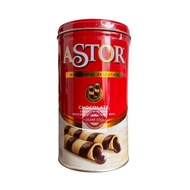 MAYORA ASTOR SINGLES KALENG LONJONG / CHOCOLATE CREAMY / WAFER STIK