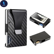 BF Card wallet Metal Aluminum Card Box Anti-Theft Rfid Credit Ridge Card Bag Multi-Function
