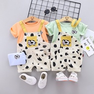 READY STOCK BABY CHILDREN MOO MOO COW OVERALL SET WEAR/MOO MOO COW STRAP WEAR