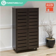 PICKUP-Furniture Direct BONTON 4 door shoe rack cabinet / kabinet kasut/ rak kasut kayu/ rak kasut bertutup