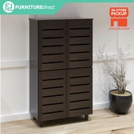 PICKUP-Furniture Direct BONTON 4 door shoe rack cabinet / kabinet kasut/ rak kasut kayu/ rak kasut b