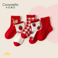 caramella秋冬季新年圣誕節襪子