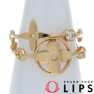 แหวน Louis Vuitton Bague Monogram Skin 2P รุ่น Q9A72 (#12) (#12 ความกว้าง: ประมาณ 0.1-0.9 ซม.) K18YG