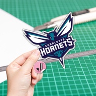 CHARLOTTE HORNETS STICKER | NBA WATERPROOF STICKER | NBA LOGO DESIGN | NBA DIE CUT VINYL STICKERS