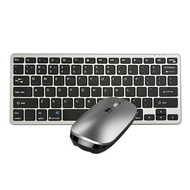 JOMAA Keyboard and Mouse Set Wireless Keyboard Multi-Device Bluetooth Keyboard Rechargeable Dual Mod