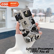 Oppo A54 Case - Oppo A54 Softcase - Fashion Case - Oppo A54 Casing - Pro Camera Softcase - Tpu - Opp