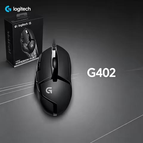 Logitech G402 Wired Gaming Mouse Vivid RGB G‑Logo Illumination Balanced Weight Ergonomic Mice For Co