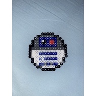 Perler Beads - R2-D2 Keychain