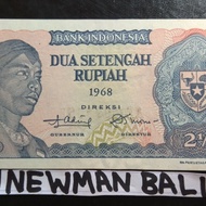 Uang Kuno Kertas 2 1/2 Rupiah Seri Sudirman th 1968