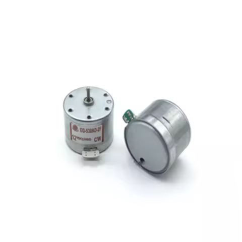 EG-530AD-2F/2B/6B/6F/9B/9F CCW CW 2400RPM 6V 9V 12V Recorder motor High Torque Cylinder Shaped Elect
