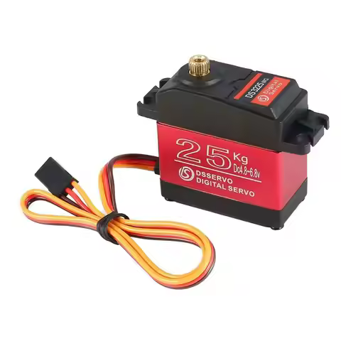 1/2/6/10/20pcs Dsservo Waterproof Servo DS3225 25KG High Speed 180/270/360 Degree Metal Gear Digital