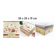 CAKE BOX 35X35X19 SINGLE / CAKE BOX BON APPETITE/ KSI35X35X19