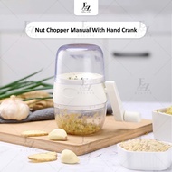 Nut Chopper Manual Nut Grinder With Hand Crank Handheld Food Shredder Cutter Multifunctional Dried F