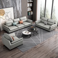 Fabric Sofa Modern And Minimalist Living Room Size New Technology Fabric Guifei Latex Combination Wash Free Sofa
