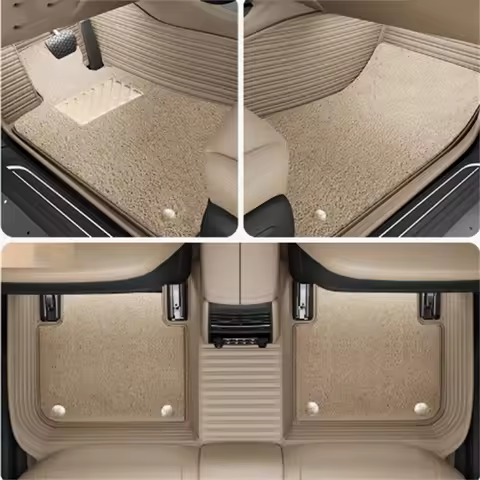Double layer For Lexus LS LS350 LS400 LS430 LS460 LS500 LS500h Auto Custom Car Floor Mats Carpets Ac
