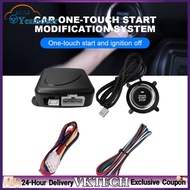 【Local Shipment】12V Push Button Start System Automatic Ignition One Button Start System Remote Contr