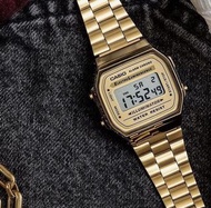 Casio 流行復古手錶 classic gold