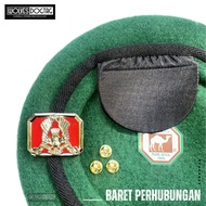 HIJAU Transportation beret hubad beret/ camel beret/ Green beret/ TNI AD hat/ teretorial beret/ prem