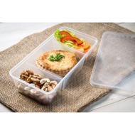 1300TC 1300L 3 Compartment Container Microwavable Container