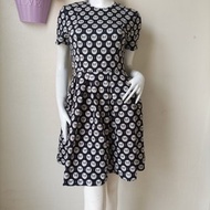 PAUL & JOE SISTER Short sleeve dress with a cat pattern Size 38