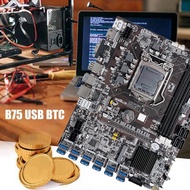 B75 Btc Miner Motoard 12X Usb + G630 Cpu + Msata Ssd 64G + Switch