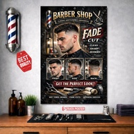 Barbershop Poster Wall Decoration Haircut - Fade Cut