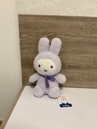 Miffy 啡色頭枕  Miffy紫色公仔