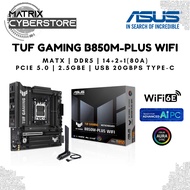 ASUS TUF GAMING B850M-PLUS WIFI AMD mATX Motherboard - Socket AM5 for Ryzen 9000 Processors, WIFI 6E