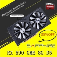 SAPPHIRE RX 590 580 8GB Graphics Cards GPU Radeon RX590 GME 8GB Nitro