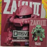 (現貨) 綠渣古  Zaku II QMSV Mini 高達 渣古 盲盒