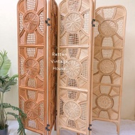 (Rattanvintage) 🔥 Rattan Divider | Room Divider | Korean Style Divider | Home Divider | Screen Divid