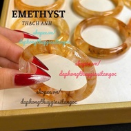 T.A Uu linh gold bracelet svip 5A size 53-58mm