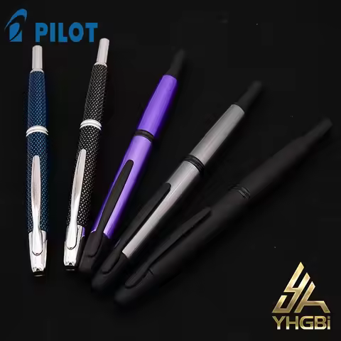 PILOT Pen Capless Fountain Pens 18K Gold Nib Fashionable Set of Pens Stationery Colored Pens Office 