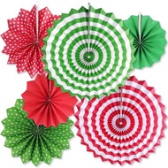 Paper fan set - paper fan red series - paper fan party - paperfan decorative paper fan