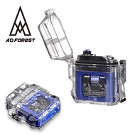 【Ad-Forest】野外求生必備 機械結構電弧脈衝打火機/打火機/生火/戶外/野炊/露營(藍色)