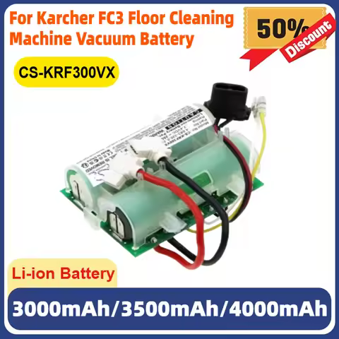 7.4V 3000mAh 3500mAh 4000mAh CS-KRF300VX Battery for Karcher FC3 Floor Cleaning Machine Vacuum Clean