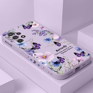 Phone Case For Samsung Galaxy A72 A52 A52S A42 A32 A22 A12 A02 A02S 4G 5G Butterfly Garden Silicone 