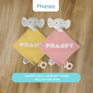 Phanpy Plush Doll Comfort Towel with Pacifier Attachment – Rantai Pacifier Tuala Bayi & Mainan Lembu