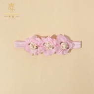 BABY BANDANA 3 FLOWERS/ CUTE BABY BANDANA BABY BANDA BABY HEAD BAND/ BEAUTIFUL BABY HEAD BAND BABY F