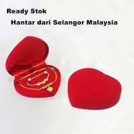 S - Used Velvet Chain Bracelet / Jewellery Box Used Hand Chain/ Used Velvet Bracelet Box/ Necklace B