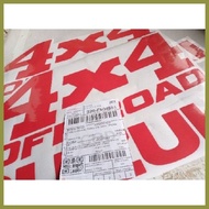 ☸ ⚾︎ ✧ Multicab Door Decal Sticker 4X4 Design