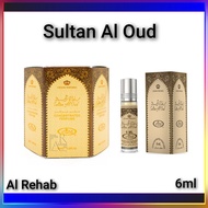 Al Rehab SULTAN AL OUD 6ml perfume oil (1 box= 6 pcs) Made in United Amerat.