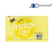 B&E Colored Index Card Assorted V-Y-P 5x8 100s