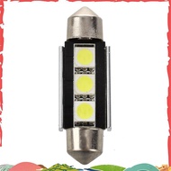 2x SMD LED Festoon 39 mm CANBUS C5W 12V 3 power SMD license plate & Reading Light - For  3 Series 5 